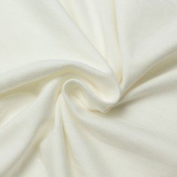 ткань трикотаж цвет белый молочный артикул у - 09514