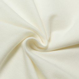 ткань трикотаж цвет белый молочный артикул у - 08659