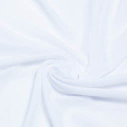 ткань креп-шифон цвет белый артикул у - 04616
