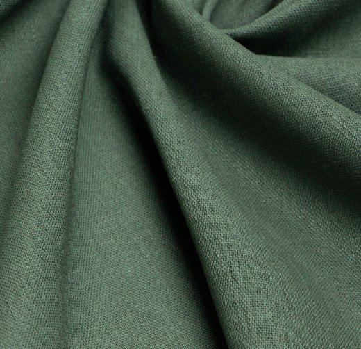 ткань вискоза цвет зеленый артикул у - 06534. Изображение №2