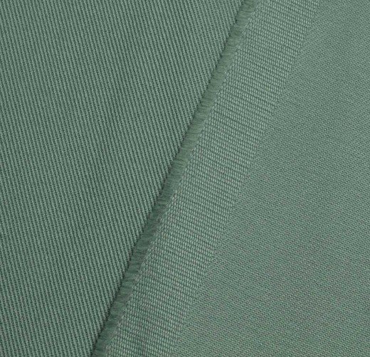 ткань джинс цвет зеленый артикул у - 10129. Изображение №2