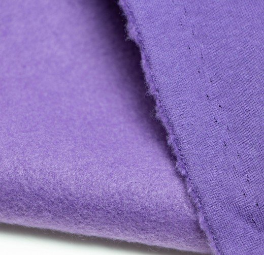 ткань трикотаж цвет фиолетовый артикул у - 06507. Изображение №4