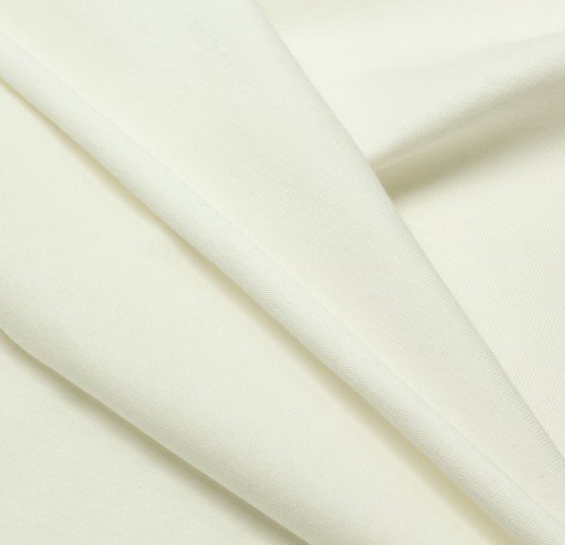 ткань трикотаж цвет белый молочный артикул у - 08803. Изображение №2