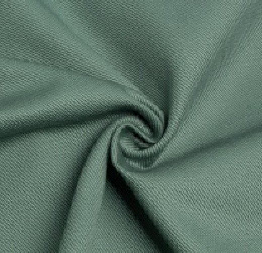 ткань джинс цвет зеленый артикул у - 10129. Изображение №1