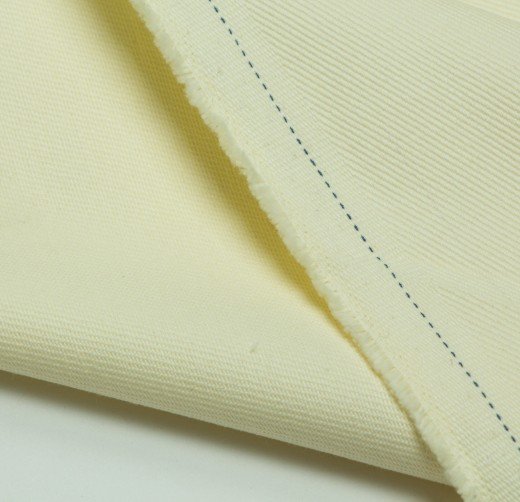 ткань джинс цвет горчичный желтый артикул у - 06659. Изображение №5