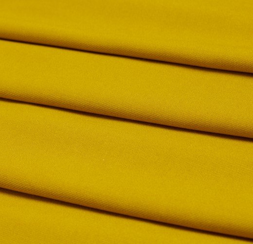 ткань вискоза цвет оливковый лимонный желтый артикул у - 08911. Изображение №2