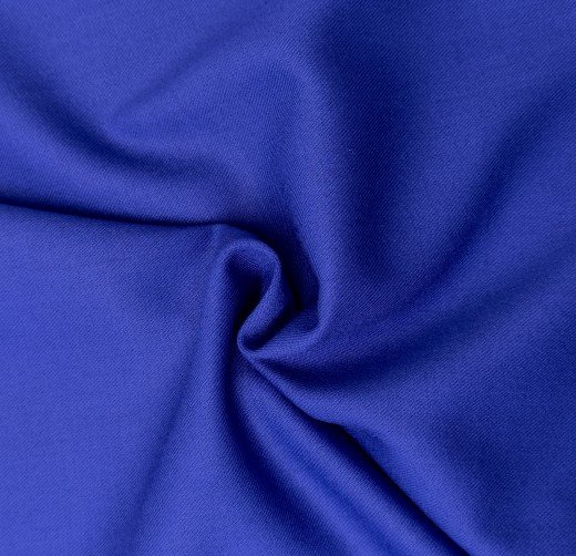 ткань вискоза цвет синий васильковый артикул у - 09162. Изображение №1