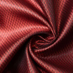 Подкладка полиэстровая жаккардовая TAFFETA JACQUARD Бордо #4 WINE