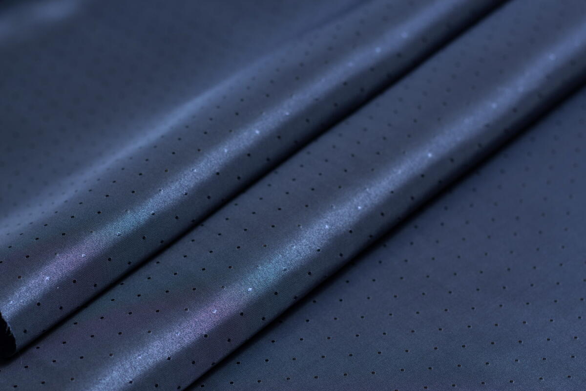 Подкладка полиэстровая жаккардовая TAFFETA JACQUARD Синий #4 NAVY