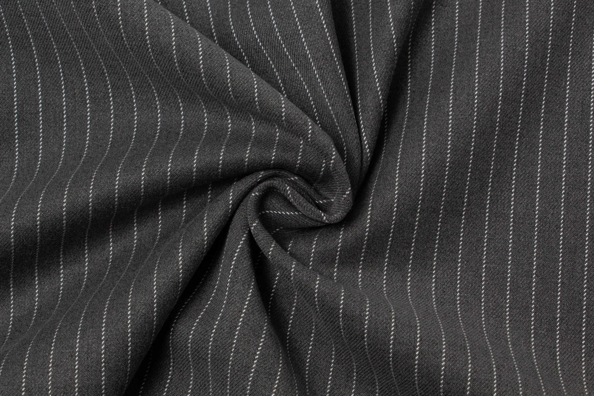Поливискоза полоска VERSEN STRIPES #GREY/WHITE