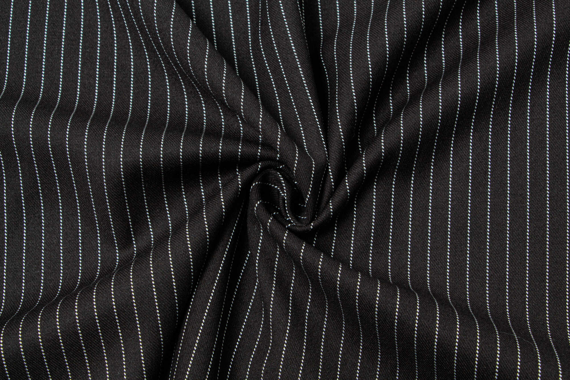 Поливискоза полоска VERSEN STRIPES #BLACK/WHITE