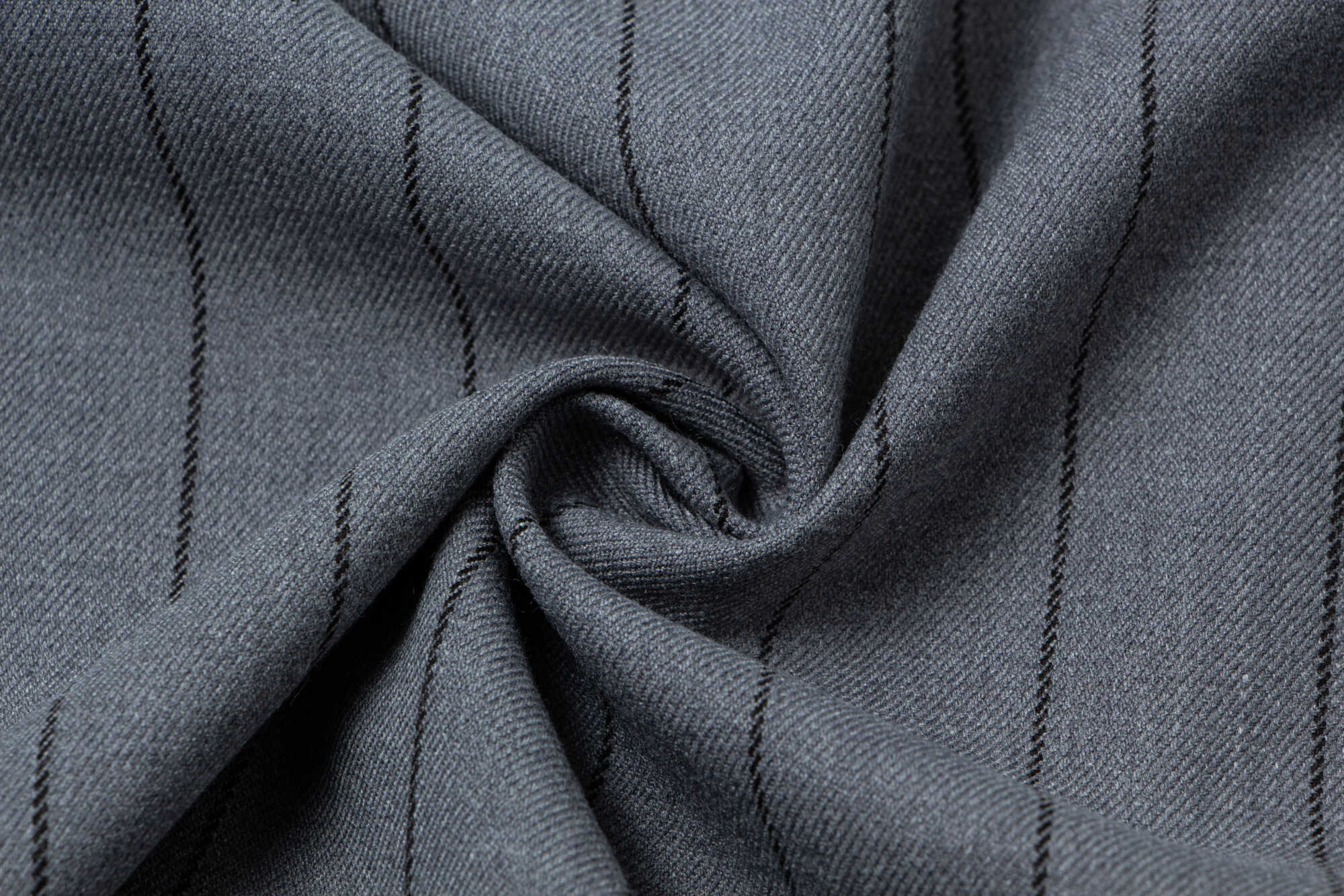 Поливискоза полоска 4492 #GREY MELANGE/BLACK