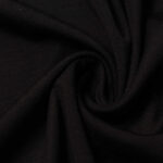 Трикотаж однотон IS-21477 Черный #BLACK