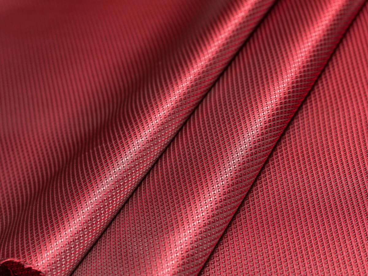 Подкладка полиэстровая жаккардовая TAFFETA JACQUARD Бордо #4 WINE