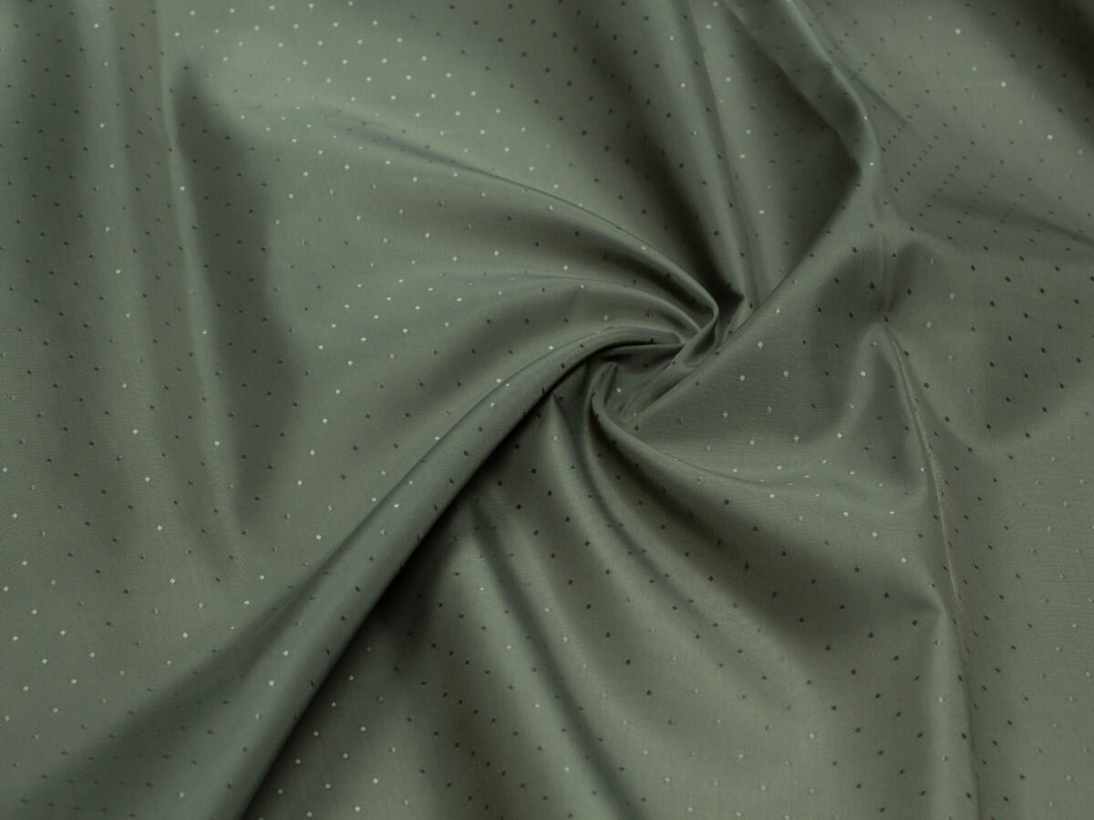 Подкладка полиэстровая жаккардовая TAFFETA JACQUARD Оливковый #9 OLIVE