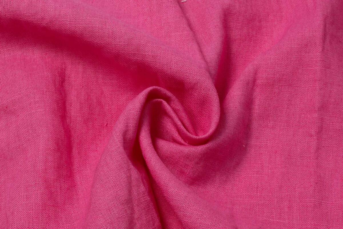 Крапива NS-LN-2275 RAMIE LINEN MIXED BIO Розовый #5518