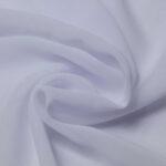 Шифон однотонный CHIFFON HM002 Белая #1000