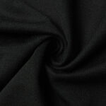 Трикотаж однотон Шон SHON Черная #BLACK