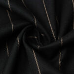 Поливискоза полоска 4492 #BLACK/BEIGE