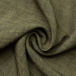 Полиэстeр однотон Лен Вишер LINEN VISH Оливковая #3700