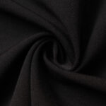 Поливискоза однотонная HT-1241 BRUSH Черная #BLACK