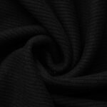 Трикотаж однотон Блисс BLISS Черная #BLACK