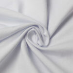 Кулирка однотонная Кулирная гладь из компактной пряжи 28/1 Белая #1000-220