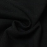 Футер 3-х нитка Трехнитка из гребенной пряжи, петля Черная #6000