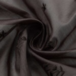 Вискоза с вышивкой AURA/MH-Z1392 #BROWN/BROWN