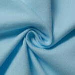 Пике компактной пряжи 30/1 Голубая #2136