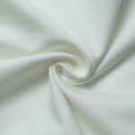 Футер 2-х нитка Двухнитка с полиэстером Двухнитка из пряжи 30/1 с эластаном Молочная #1002