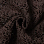 Трикотаж ажурный CALYPSO #C/695 CHOCOLATE